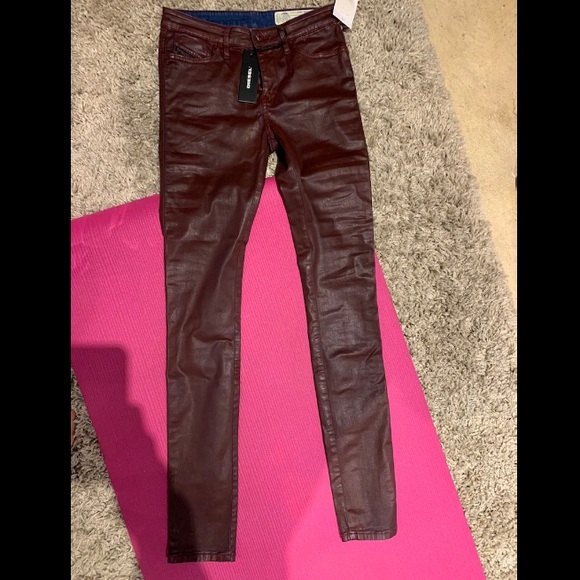Diesel Jeans Skinzee Skinny Red Wax 
